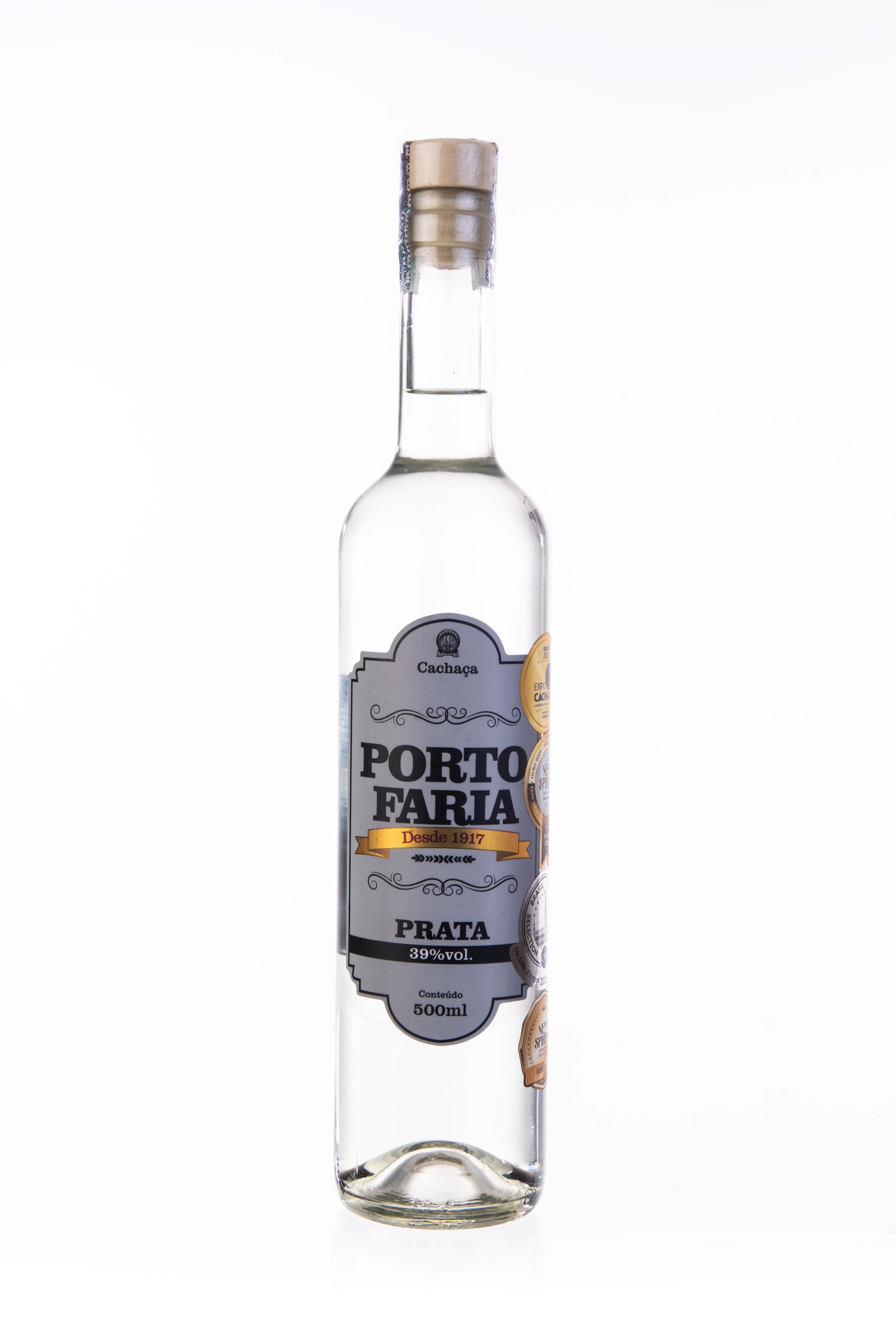Cachaça Porto Faria - Prata 500 ml