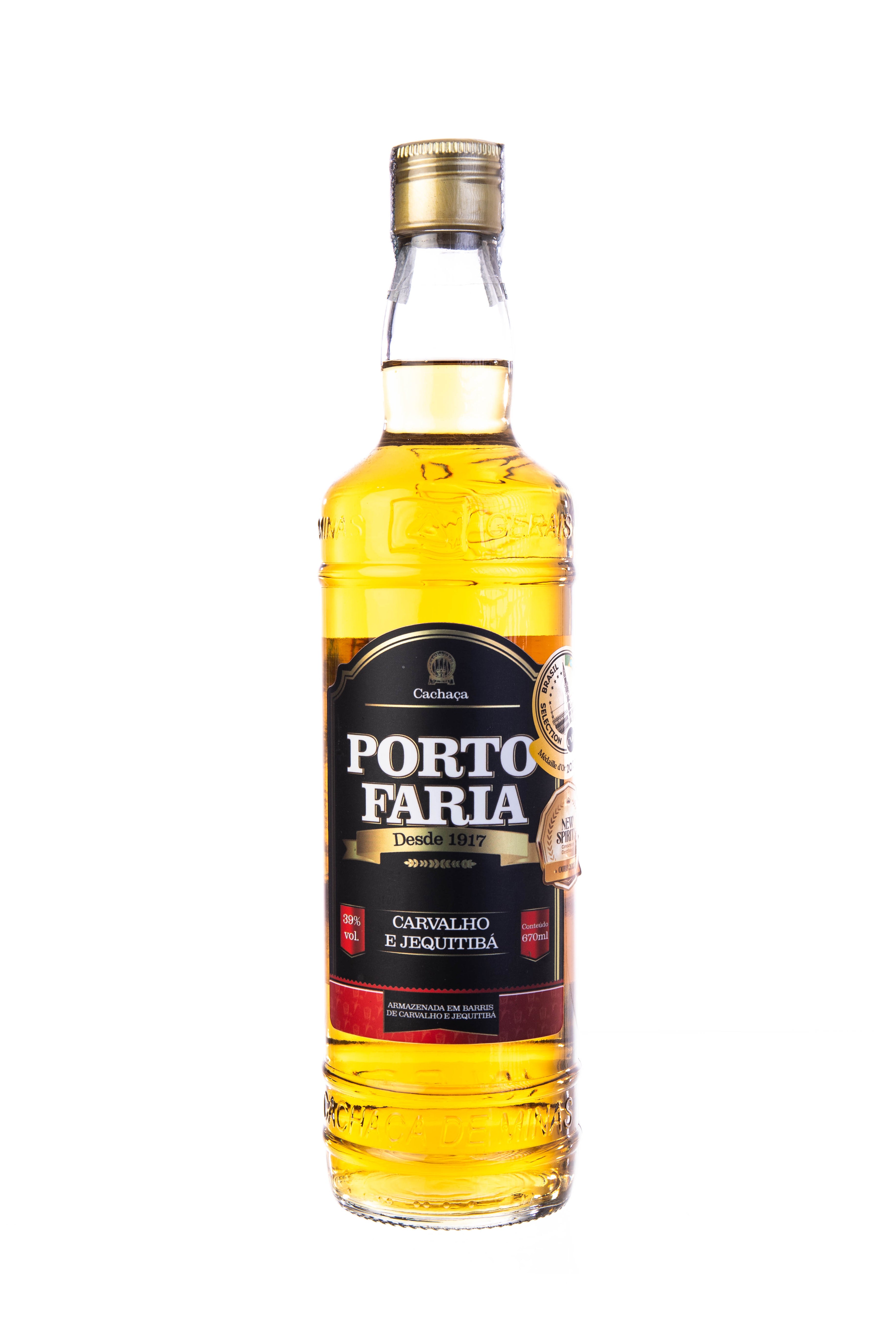 Cachaça Porto Faria - Carvalho Jequitibá 670 ml