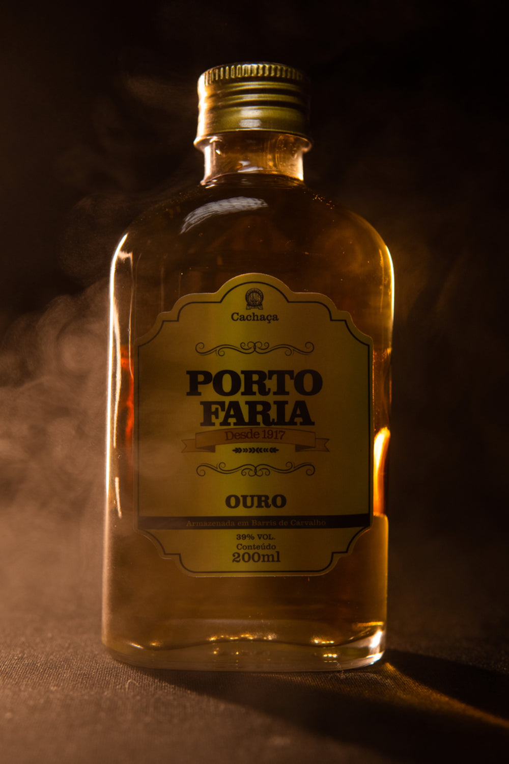 KIT 6 Cachaças Porto Faria - Ouro 200 ml (R$ 37,68 cada Garrafa) 📦